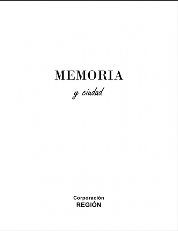 Memoria y ciudad - 1997.