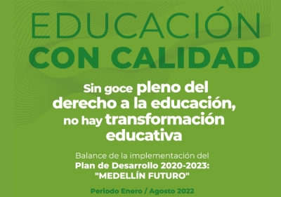 Educación con calidad. Balance de la implementación del Plan de Desarrollo 2020-2023