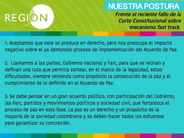 Entérate de nuestra opinión sobre la Corte Constitucional y el fast track